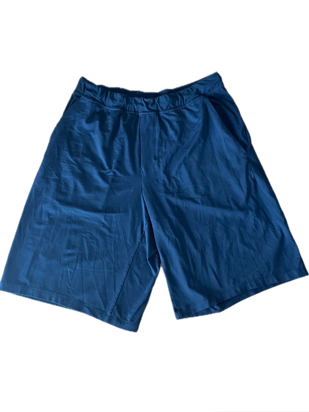 Lululemon Men's Pace Breaker Shorts - Navy Blue, Size Large